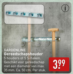  tuingereedschapshouder tuinhandgereedschap 5 35 50 gardenline gereedschapshouder houders haken gereedschap diameter mm ca. cm stuk 