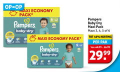  3 4 5 6 46 ultra protection stop maxi economy pack pampers baby dry maat pak 