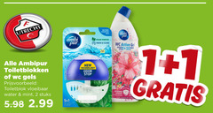  1 2 7 utrecht ambipur toiletblokken wc gels toiletblok vloeibaar water mint stuks fresh ge ambi pur 5-in-1 new technology odor stop natural essential oils clean active gel hygiene fraicheur nettoyage efficace pine hibiscus 