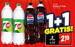  pepsi 7-up frisdrank cola 1 2 219 fles liter sugar up stuks 