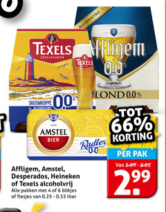  heineken desperados amstel texels affligem alcoholvrij bier 4 6 1870 speciaalbier anno 00 www skuumkoppe 6x bieren pakken blikjes 0.25 liter 0.0 radler citroen pak 