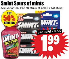  smint kauwgom 2 50 sours mints pot stuks pak pieces vitamine min sugar mint 