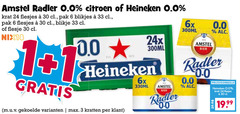  heineken 0.0 krat bier 1 3 6 24 30 33 amstel radler citroen pak blikjes blikje flesje nix18 6x 300ml kratten 330ml 