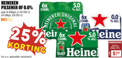  heineken 0.0 blikjes bier 6 25 33 pilsener pak 50 blikje nix18 6x 500ml diplome original 330ml 