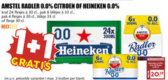 heineken 0.0 krat bier 3 6 24 30 33 amstel radler citroen pak blikjes blikje 6x 300ml flesje nix18 1 kratten 330ml 