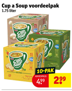  cup a soup unox soep 10 60 liter 10x kip pp mok pak 