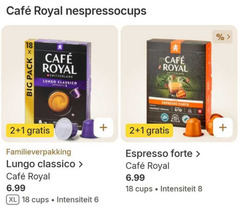  cafe royal koffiecups 1 2 6 8 18 mcafee nespressocups big pack switzerland lungo classico intensity espresso forte 10 familieverpakking l cups intensiteit 