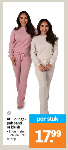  lounge pak sand blush maten l xl stuk 