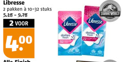  2 32 libresse dailies fresh pakken 10-32 stuks jurassic world 