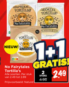 tortilla 1 2 paprika fairytales groenten verse soorten stuk naturel stuks 