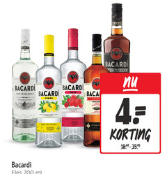  bacardi rum 4 700 limon card spice black carta blanca white establecido santiago and lende flavour spirit for when mixed with cola lemonade razz raspberry drink dr mixing your favourite fles ml 