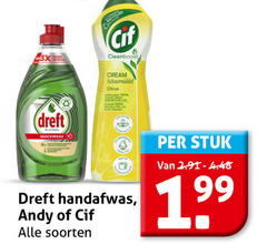  dreft andy allesreiniger afwasmiddel cif cleanboost cream citrus handafwas soorten stuk 