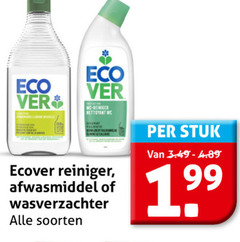  ecover afwasmiddel wasverzachter eco wc reiniger nettoyant soorten stuk 
