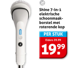  1 7 shine elektrische schoonmaak borstel roterende kop stuk elders 