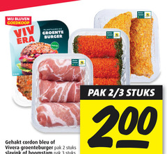  2 3 200 plantaardige groente burger stuks beter leven gehakt cordon bleu vivera groenteburger pak slavink boomstam 