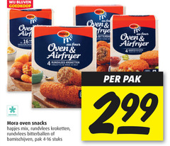  4 16 mora four oven airfryer rundvlees kroketten croquettes for diepvries snacks hapjes mix bitterballen bamischijven pak stuks 