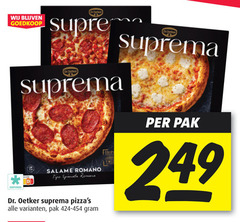  dr oetker diepvriespizza dc supreme deer co diepvries salame romano tipo rom dr. pak 