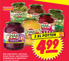  hak bonen groenteconserven appelmoes 3 10 100 open sperziebonen rode kool stukjes appel hopen bieten azie xl potten bruine bladspinazie pot 610-720 