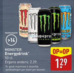  monster energiedrank 4 14 50 pacific punch calorie zero taurine sugar mango punk energydrink energy ergens maximaal dezelfde bezoek juice 