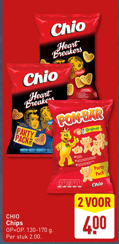  chio zoutjes chips 2 400 heart breakers classic luchtig krokant shaped snack party pom bar original stuk sans gluten kunstmatige colorants kleurstoffen mg pack 