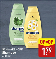  schwarzkopf shampoo 7 400 schuim kruiden with organic herbs normaal vet haar cheveux gras ml dag chamomile haartypes tous types 