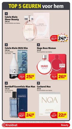  1 2 3 4 5 25 30 33 50 100 150 top geuren calvin klein beauty ml eau toilette dames nou spray in2u heren hugo boss woman parfum ckin2u davidoff essentials blue man cacharel noa vaporisateur natural elders 2e halve artikel combinatie kruidvat 
