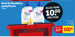  head and shoulders shampoo 1 100 1000 pompflacon liter citrus fresh hair gras classic stuk pomp 