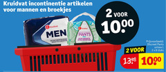  2 8 1000 kruidvat incontinentie artikelen mannen broekjes men serviettes protection pants unisex absorptie absorption harde discreet l stuks 