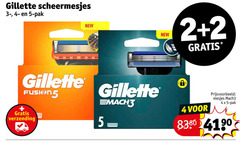  gillette scheermesjes 2 4 5 pak new fusion5 verzending mesjes mach3 