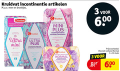  3 12 600 kruidvat incontinentie artikelen men broekjes inlegkruisjes slips discreet protection ultra mini inlegkruisje incontinentieverband serviettes licht pour des fuites urinaires 16x normal medium verband stuks 