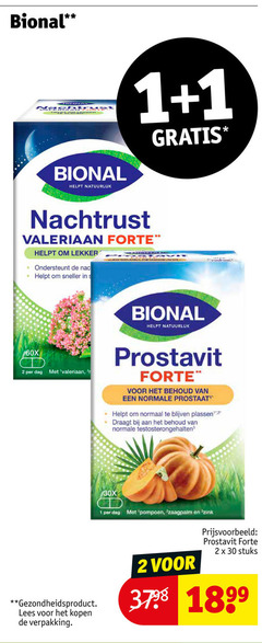  1 2 30 bional natuurlijk nachtrust valeriaan forte ondersteunt dag prostavit prostaat normaal plassen draagt gezondheidsproduct lees 30x pompoen zink stuks 