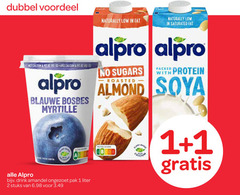  1 2 dubbel voordeel naturally alpro calcium vit 02 avec sugars packed with protein almond soya blauwe bosbes myrtille from nutri score acda r drink amandel ongezoet pak liter stuks 