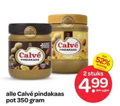  calve pindakaas 2 350 pot stuks 