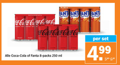  coca-cola fanta frisdrank cola 8 250 refreshing coca co original taste ml fant zero sugar range calories be 