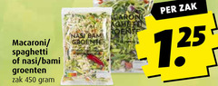  groentenpakket 450 nasi bami groente macaroni spaghetti groenten zak carona 