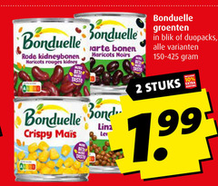  bonduelle groenteconserven 2 10 rode kidneybonen haricots rouges kidney bite taste groenten blik duopacks latte bonen noirs bond crispy lina stuks 1 99 