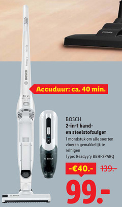  1 2 16 40 bosch serie philips accuduur ca. min steelstofzuiger mondstuk soorten vloeren reinigen 