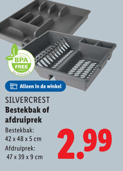  afdruiprek bestekbak 5 9 42 48 free silvercrest cm 