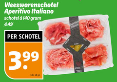  vleeswaren 140 vleeswarenschotel aperitivo italiano schotel 3 99 kilo 