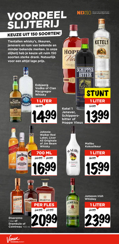  whisky rum jenever vieux likeur 1 18 25 150 700 2099 voordeel slijterij soorten tientallen likeuren bekende minder merken drank natuurlijk lage nix18 jaar legitimatie alcohol vie schipper bitter ketel1 original zuiver esbjaerg vodka macgregor liter ketel schippers hoppe johnnie red label jim beam bourbon walker licor originale ml malibu liqueur kokoslikeur cointreau disaronno drambuie jameson fles irish whiskey 