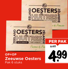  oesters 6 packed by zeeuwse pak stuks 