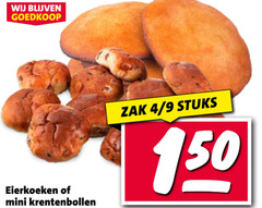  eierkoeken krentenbollen 150 mini zak 4 9 stuks 