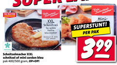  diepvries xxl schnitzel mini cordon bleu pak 400 500 macher duitse klassieker krokant 