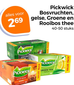  pickwick thee bosvruchten groene rooibos stuks english original pack green tea 