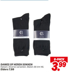  8 36 46 dames heren sokken katoen maten elders pack 3.99 