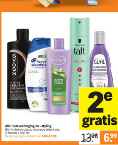  2 5 100 400 intense deep head shoulder classic schwarzkopf taft volume haarverzorging styling iedere dag shampoo flessen ml varieeren hair for guhl zilverglans verzorging 2e 