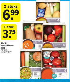  1 2 6 stuks 99 stuk room prei soep verspakketten pompoen rode fineer tomaten 