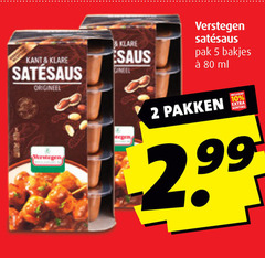  verstegen satesaus 2 5 10 80 kant origineel pak bakjes ml pakken 