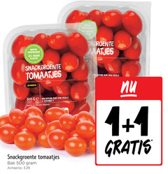  cherry tomaten 1 45 55 500 nieuwe minder plastic snackgroenten tomaatjes jumbo maatjes nature rijk vezels be ge klasse vitamine buiten koelkast bak actieprijs 