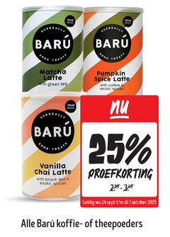  baru oploskoffie thee 7 24 25 good treats latte with green tea recipe vanilla chai black exotic spices pumpkin spice coffee oktober koffie 